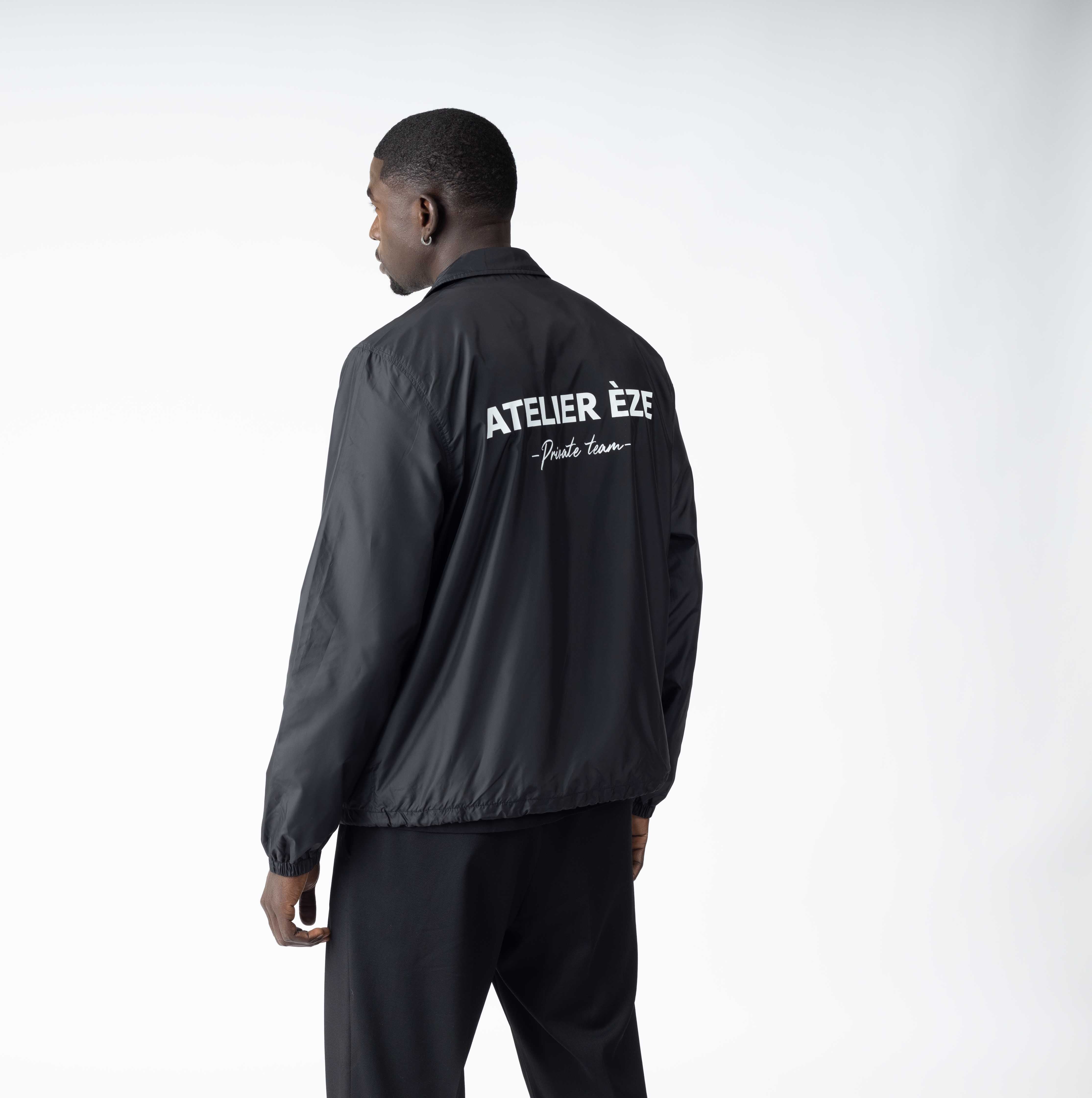 ATELIER ÈZE coach jacket black