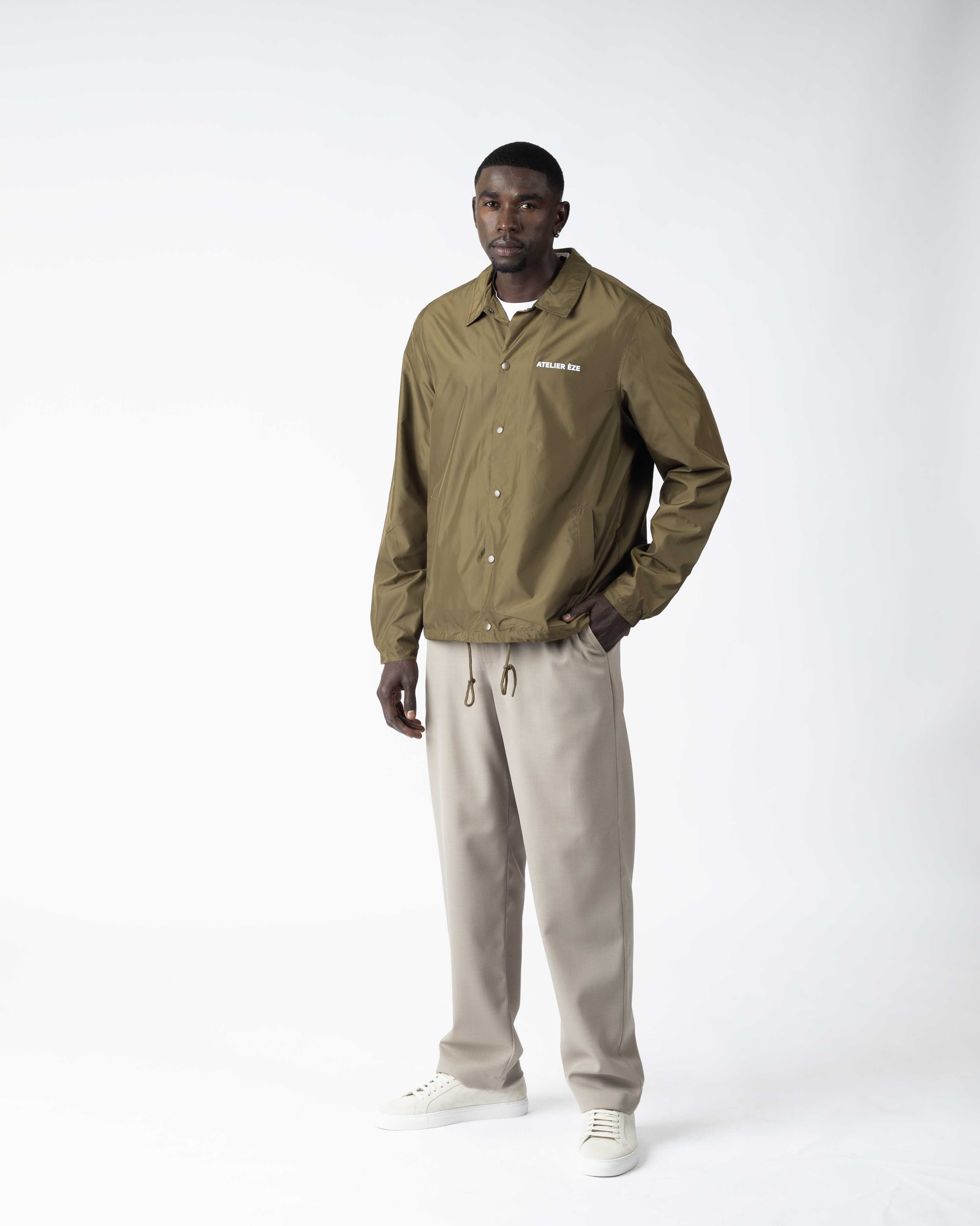 Olive shop coach jacket