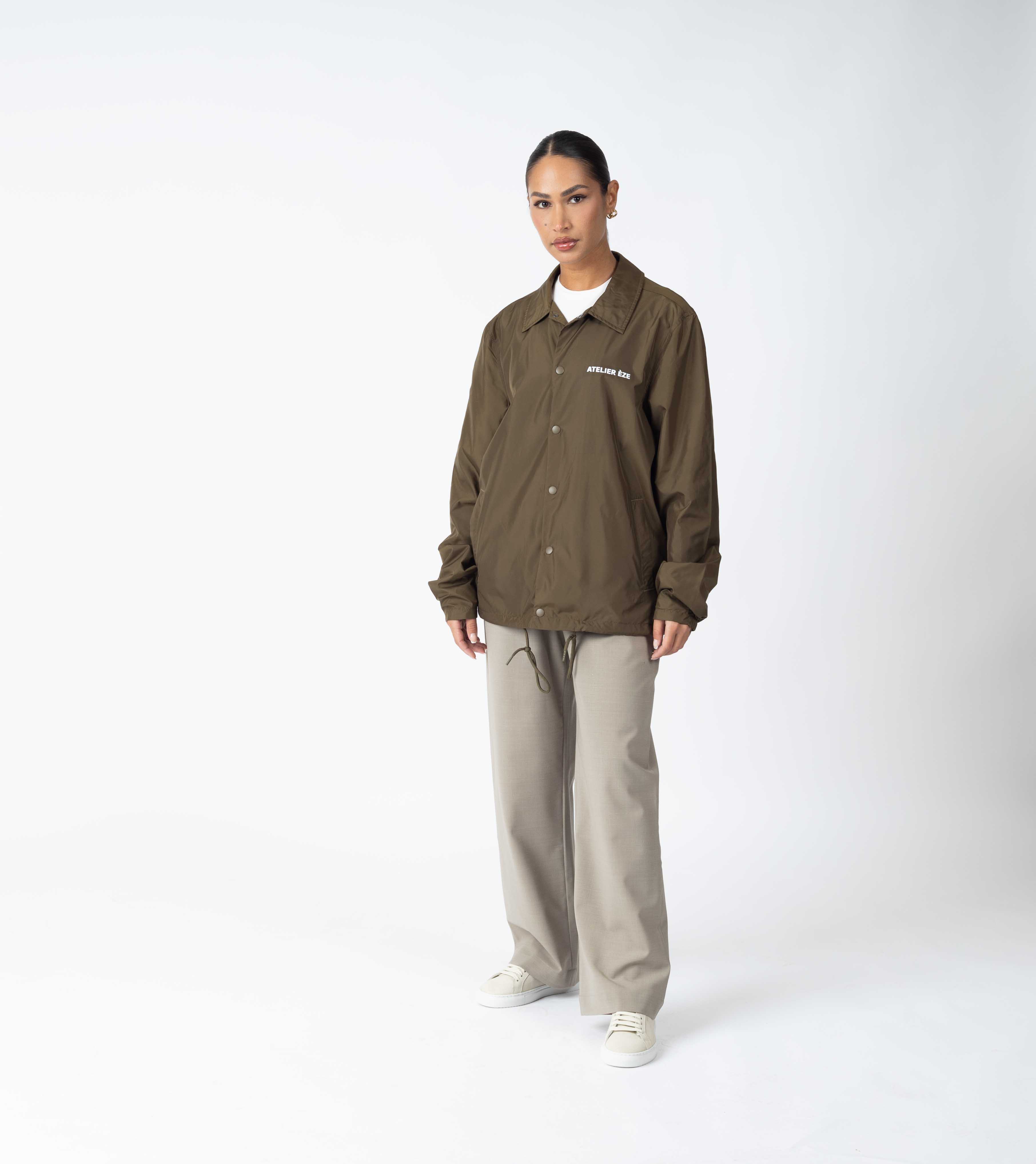 ATELIER ÈZE coach jacket moderate olive