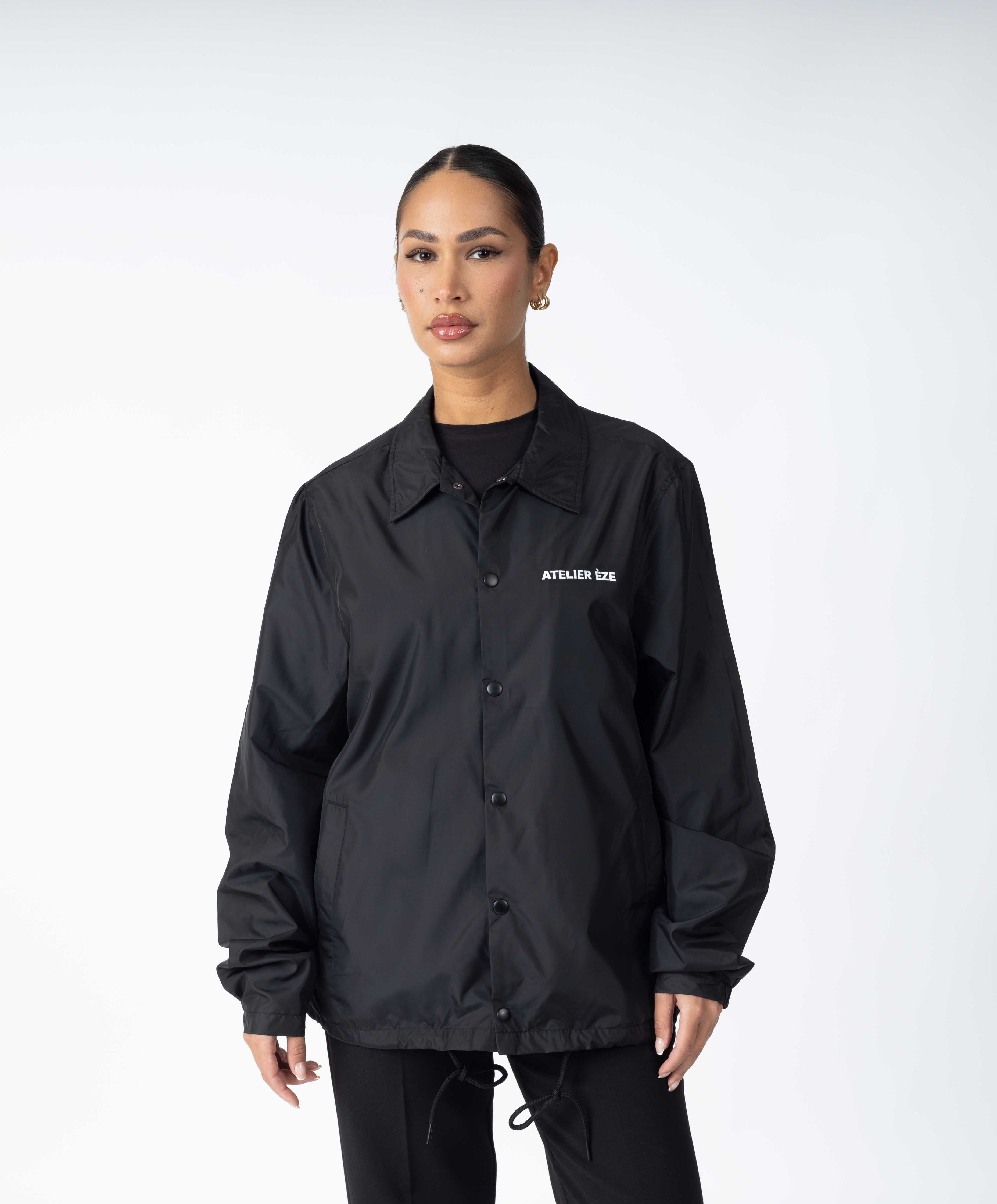 ATELIER ÈZE coach jacket black